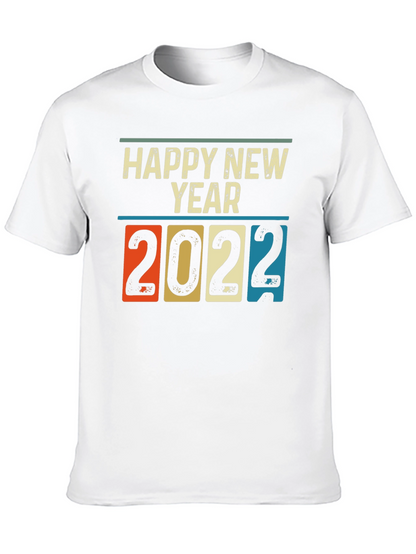 Retro Happy New Year 2022 T-Shirt