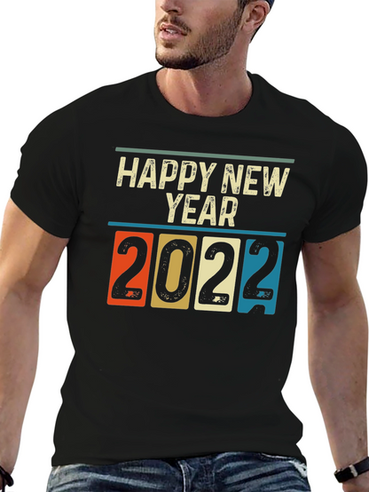 Retro Happy New Year 2022 T-Shirt