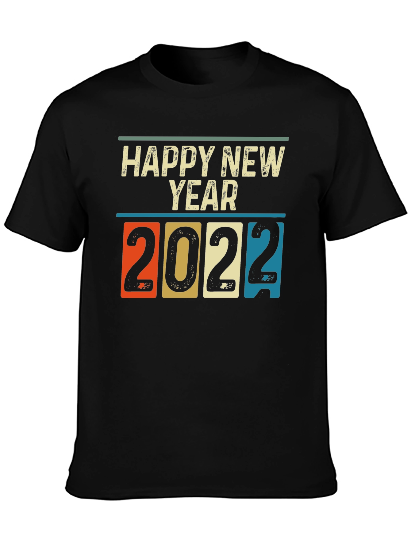 Retro Happy New Year 2022 T-Shirt