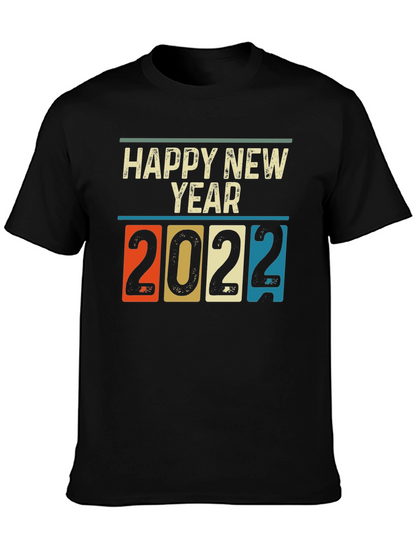 Retro Happy New Year 2022 T-Shirt
