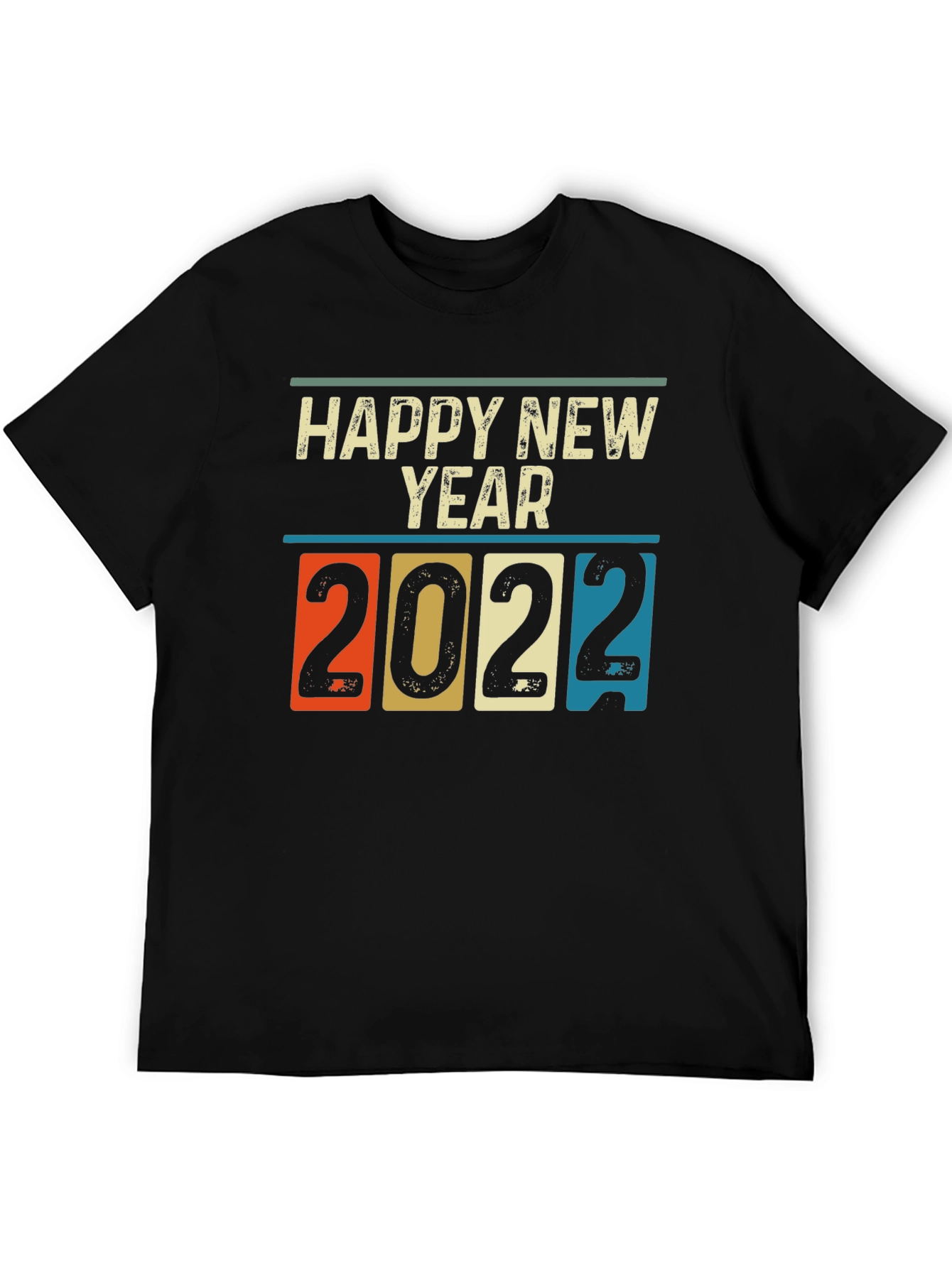 Retro Happy New Year 2022 T-Shirt