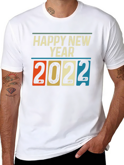 Retro Happy New Year 2022 T-Shirt
