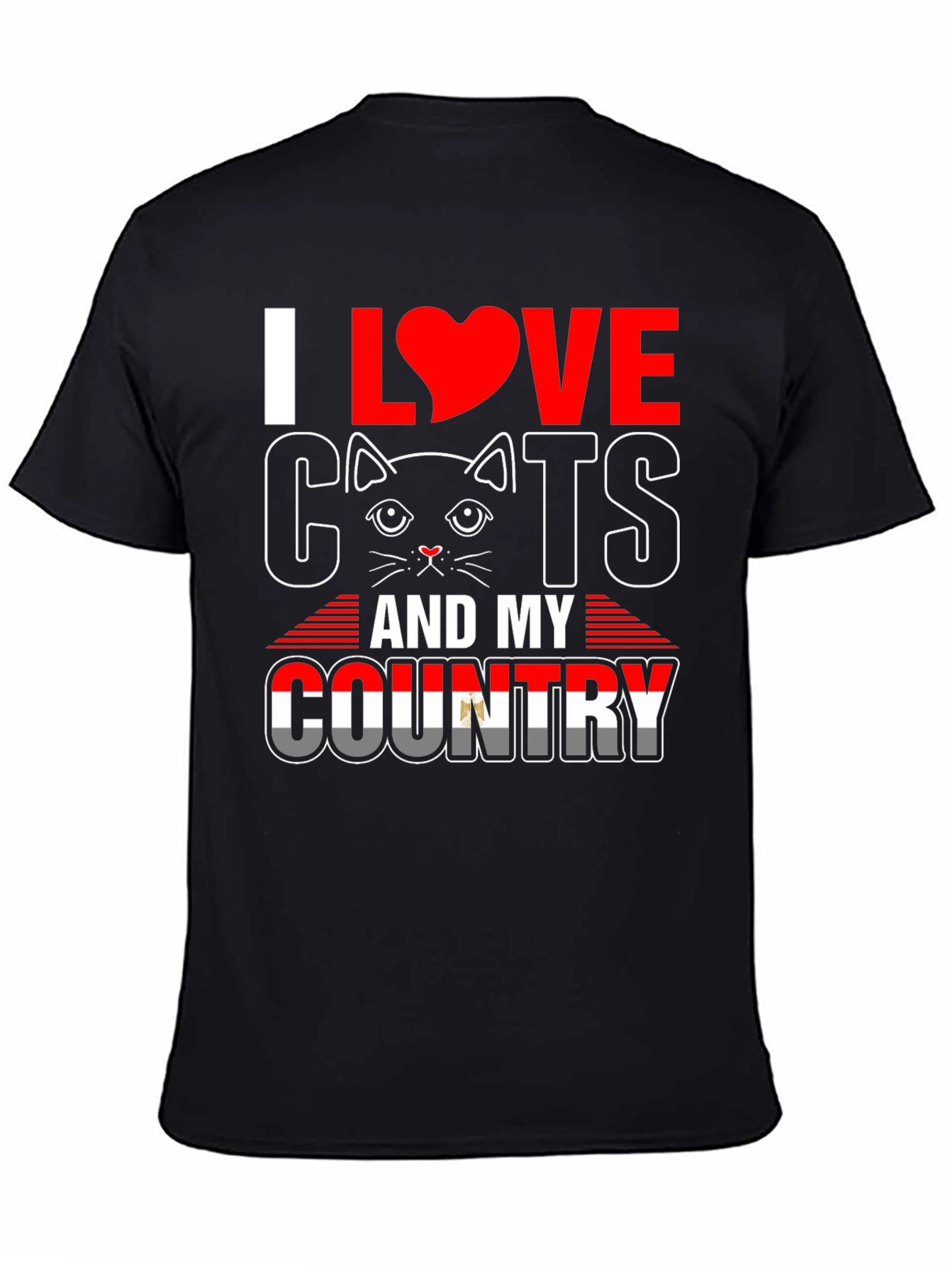 I Love Cats and My Country T-Shirt