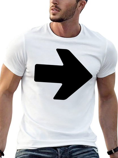 Bold Arrow Graphic Black T-Shirt