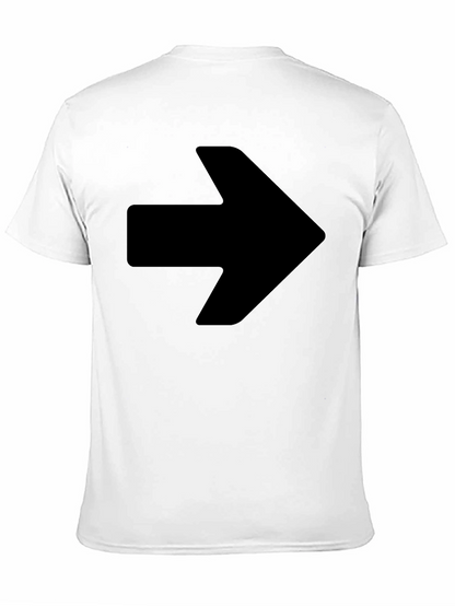 Bold Arrow Graphic Black T-Shirt