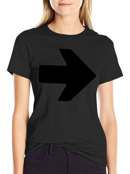Bold Arrow Graphic Black T-Shirt