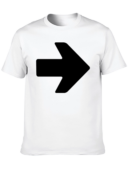 Bold Arrow Graphic Black T-Shirt