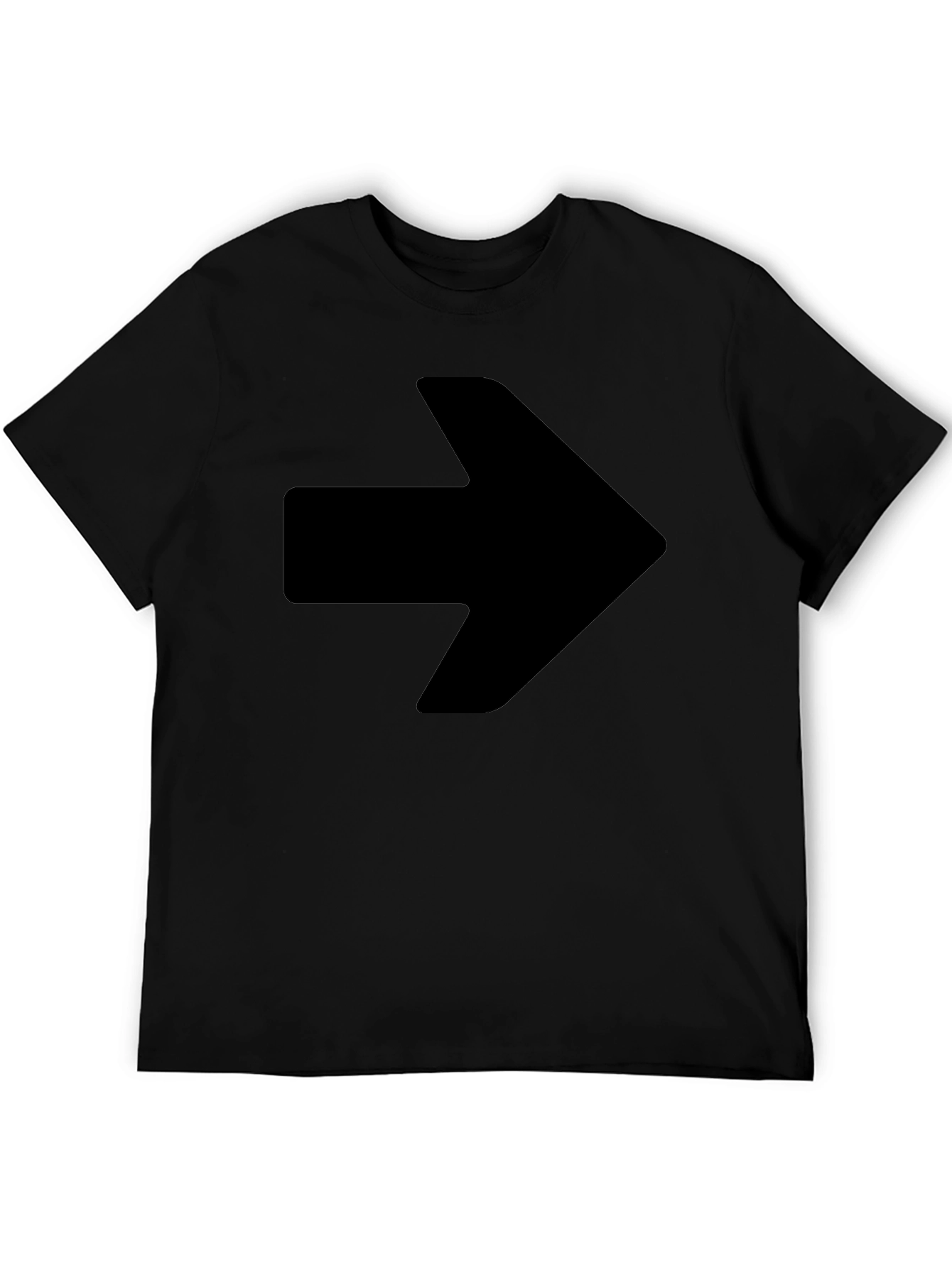 Bold Arrow Graphic Black T-Shirt