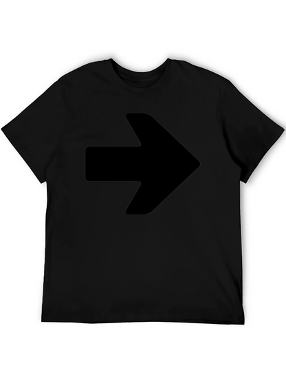 Bold Arrow Graphic Black T-Shirt