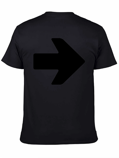 Bold Arrow Graphic Black T-Shirt