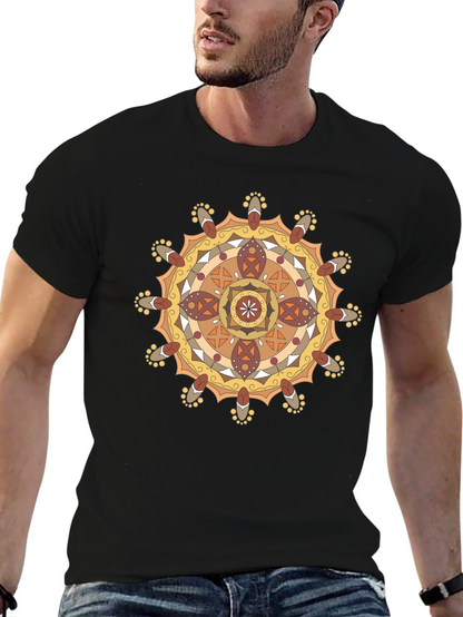Mandala Graphic Black T-Shirt