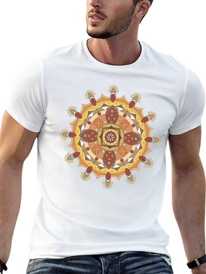 Mandala Graphic Black T-Shirt