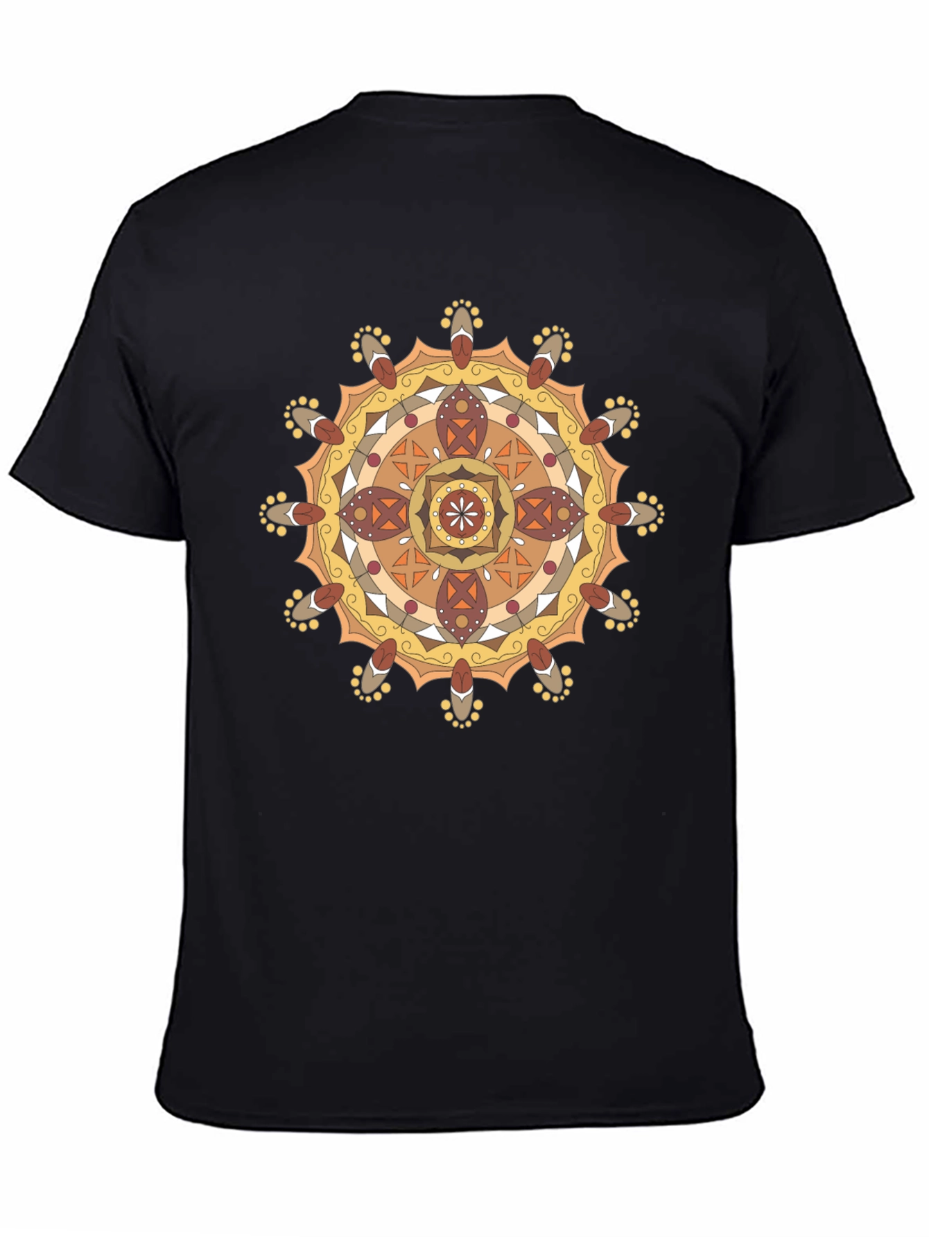 Mandala Graphic Black T-Shirt