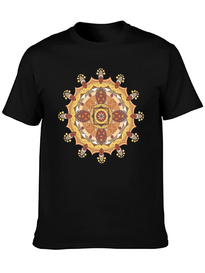 Mandala Graphic Black T-Shirt