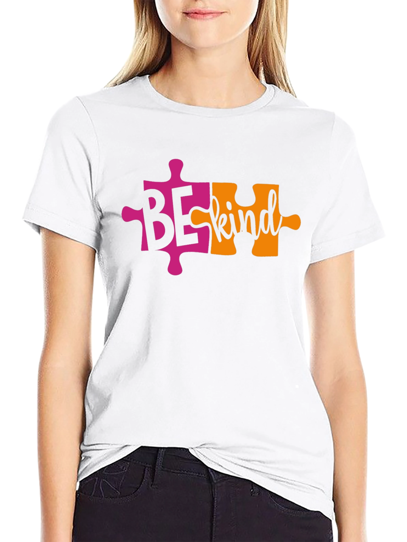 Be Kind Autism Awareness Puzzle Piece T-Shirt