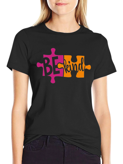 Be Kind Autism Awareness Puzzle Piece T-Shirt