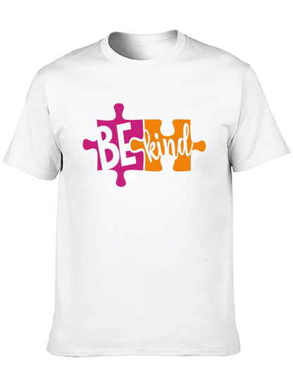Be Kind Autism Awareness Puzzle Piece T-Shirt