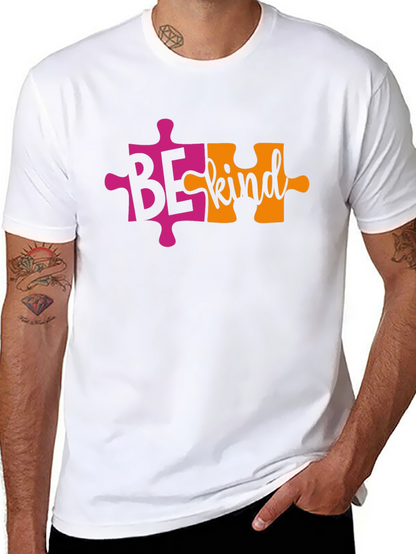 Be Kind Autism Awareness Puzzle Piece T-Shirt
