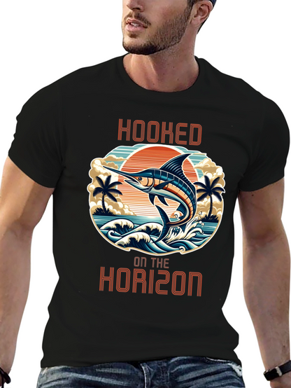 Hooked on the Horizon Graphic T-Shirt