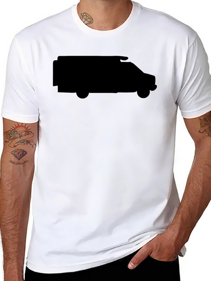 Black Van Graphic Tee - Mens Casual Shirt