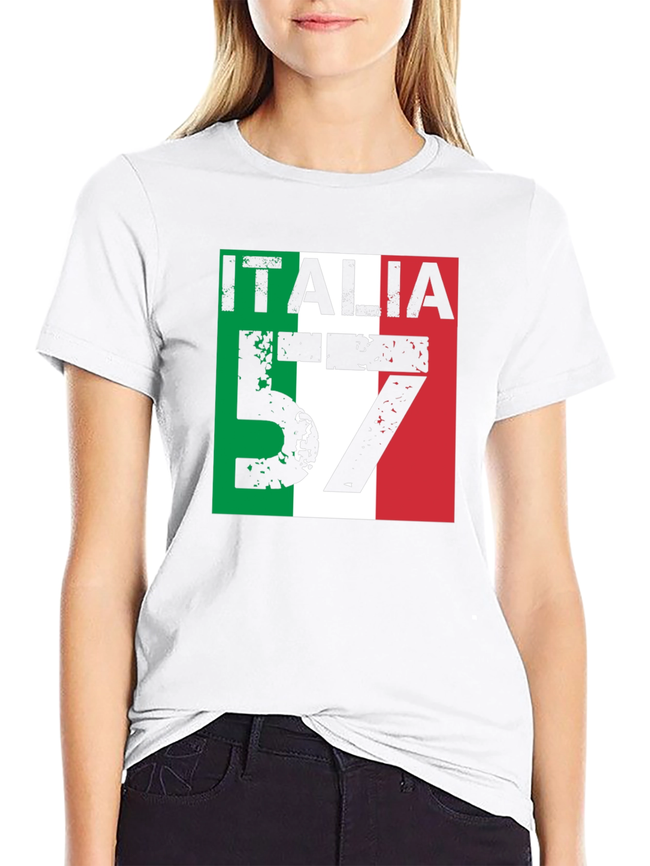 Italia 57 Mens Graphic Tee - Italian Pride T-Shirt