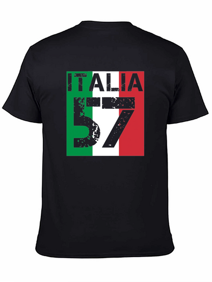 Italia 57 Mens Graphic Tee - Italian Pride T-Shirt