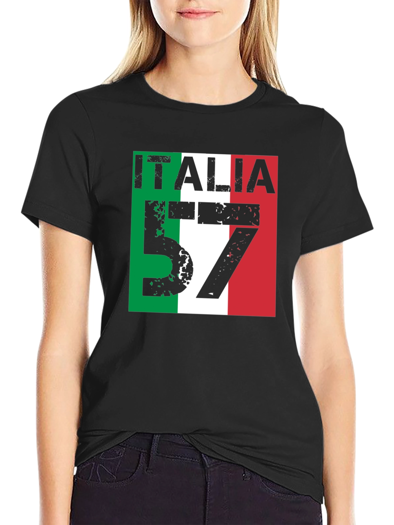 Italia 57 Mens Graphic Tee - Italian Pride T-Shirt