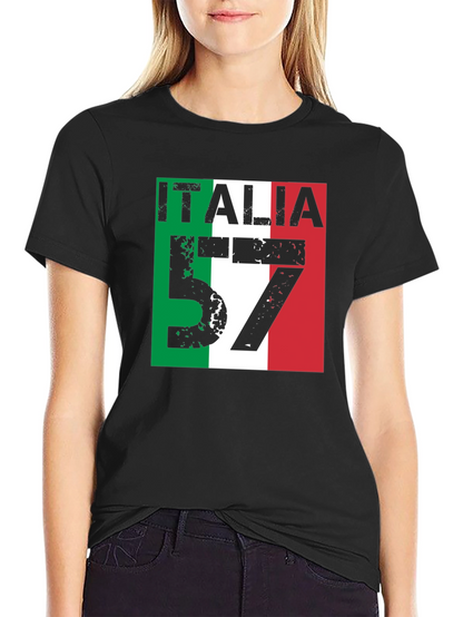 Italia 57 Mens Graphic Tee - Italian Pride T-Shirt
