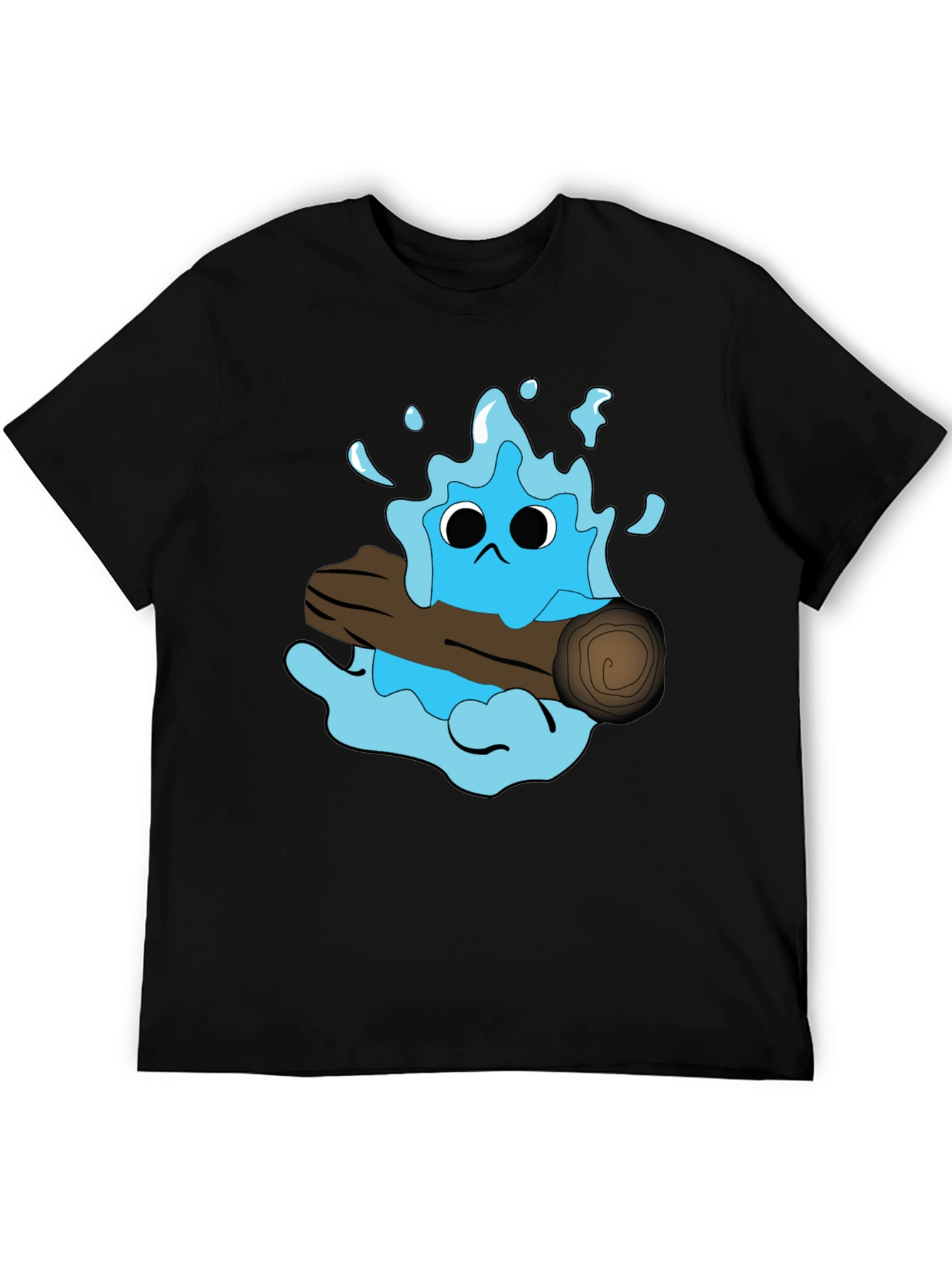 Cartoon Water Monster T-Shirt - Funny Graphic Tee