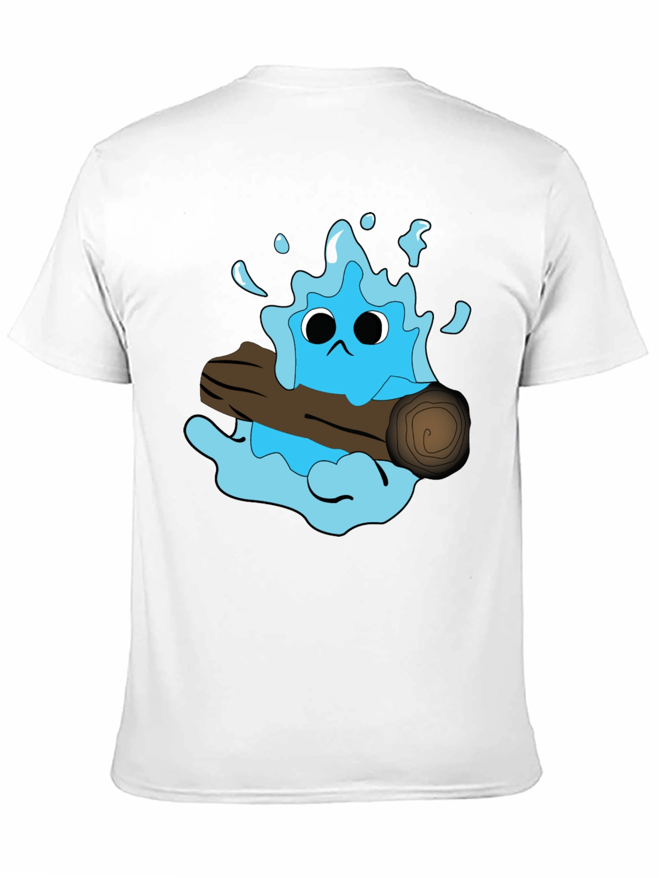 Cartoon Water Monster T-Shirt - Funny Graphic Tee