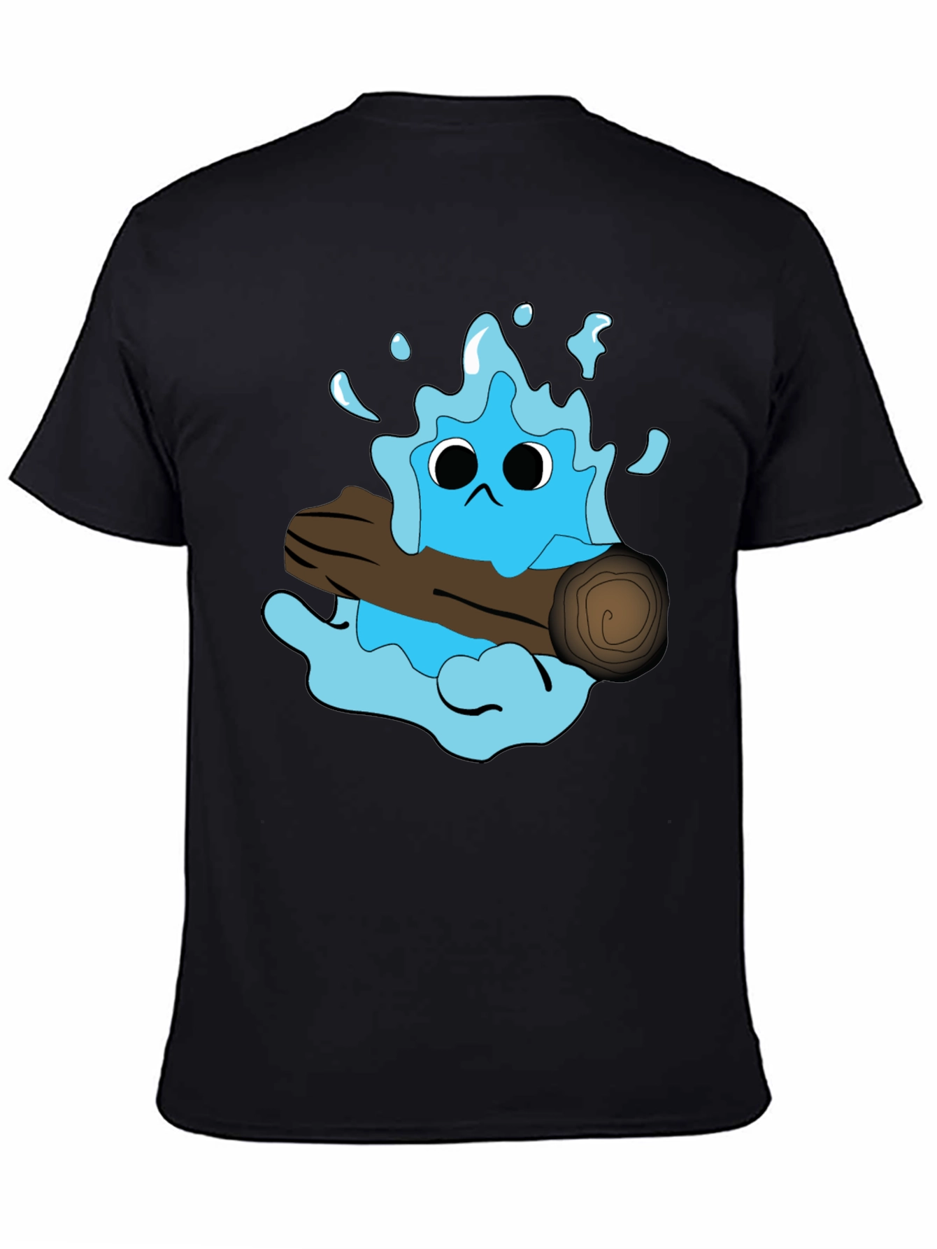 Cartoon Water Monster T-Shirt - Funny Graphic Tee