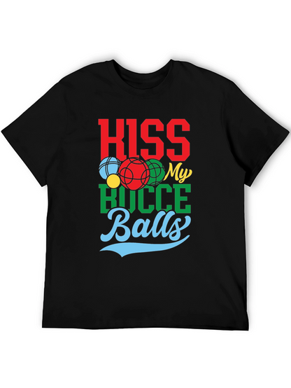 Kiss My Bocce Balls Graphic Tee