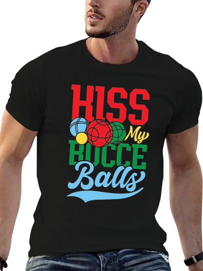 Kiss My Bocce Balls Graphic Tee