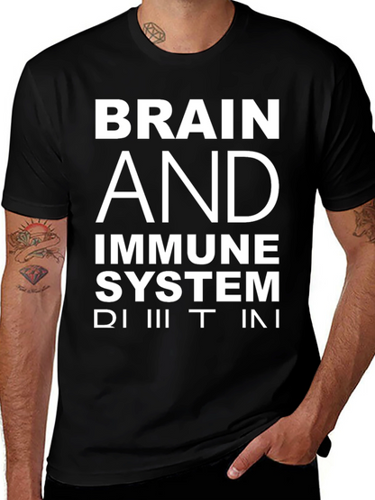 Brain and Immune System T-Shirt - Black