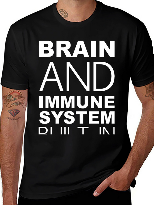 Brain and Immune System T-Shirt - Black