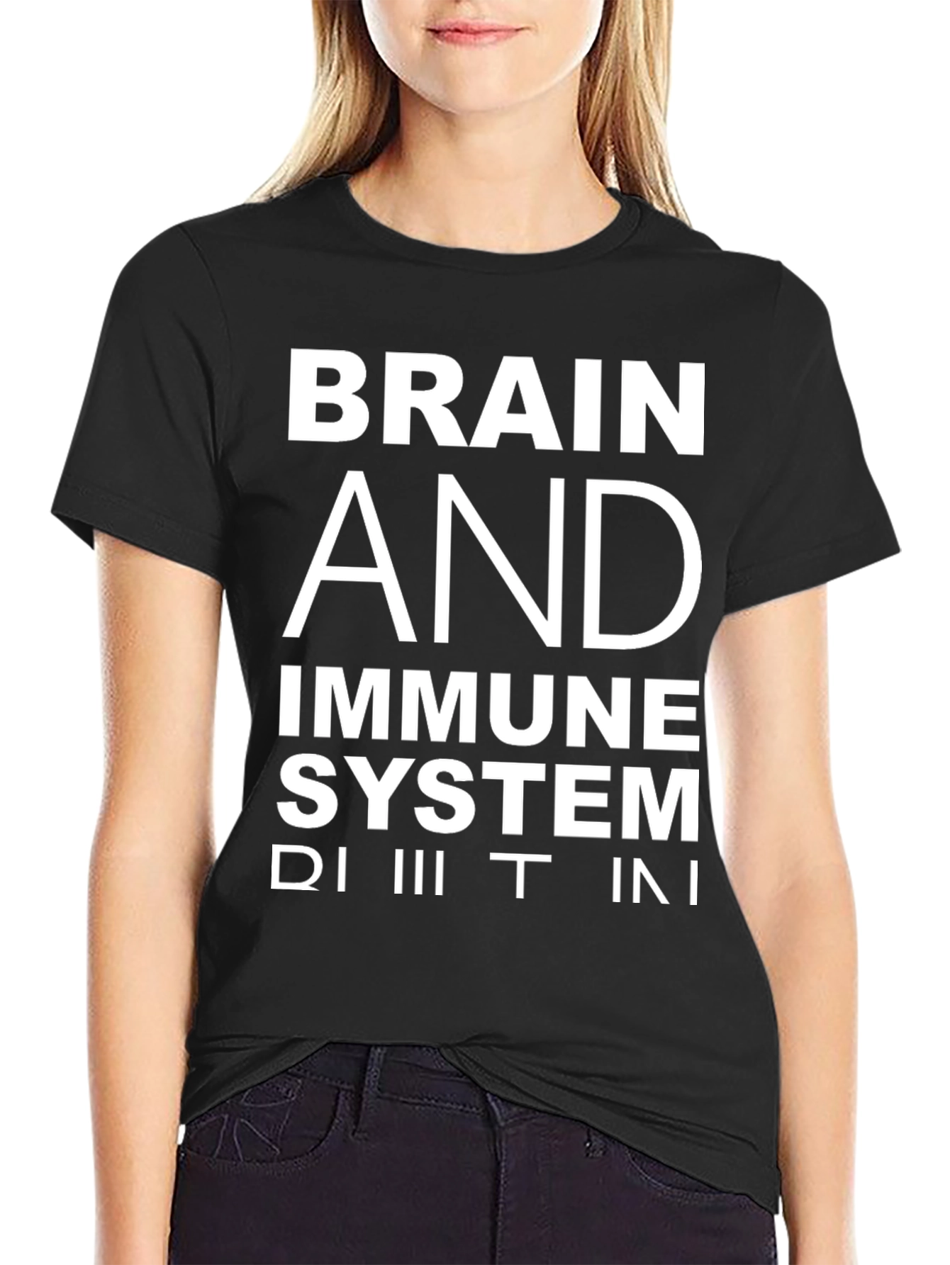 Brain and Immune System T-Shirt - Black