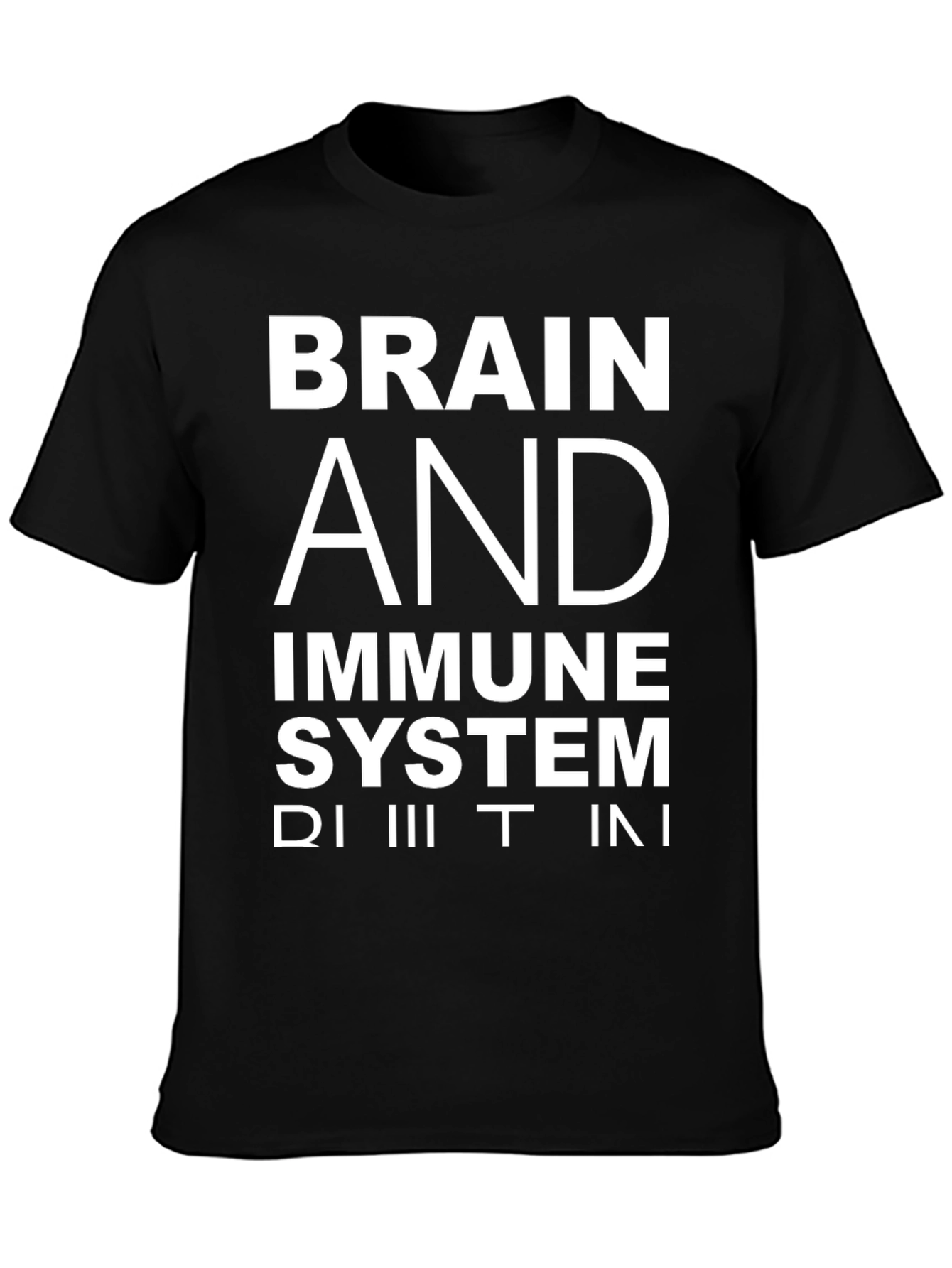 Brain and Immune System T-Shirt - Black