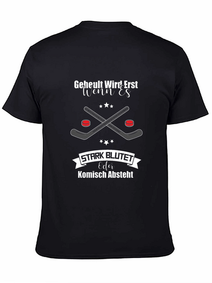 Funny Hockey Player Graphic T-Shirt