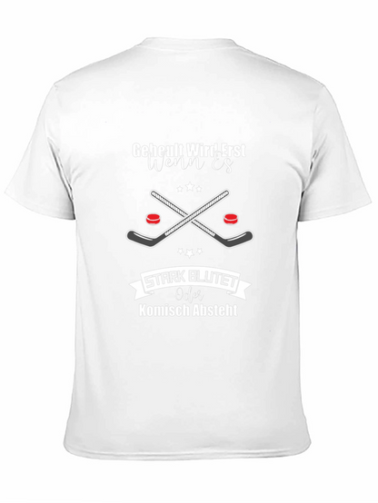Funny Hockey Player Graphic T-Shirt