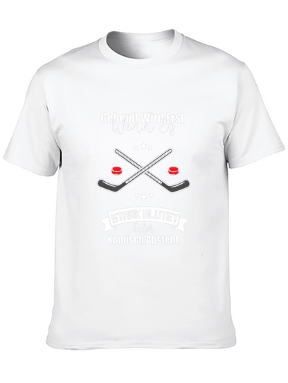 Funny Hockey Player Graphic T-Shirt