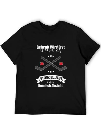 Funny Hockey Player Graphic T-Shirt