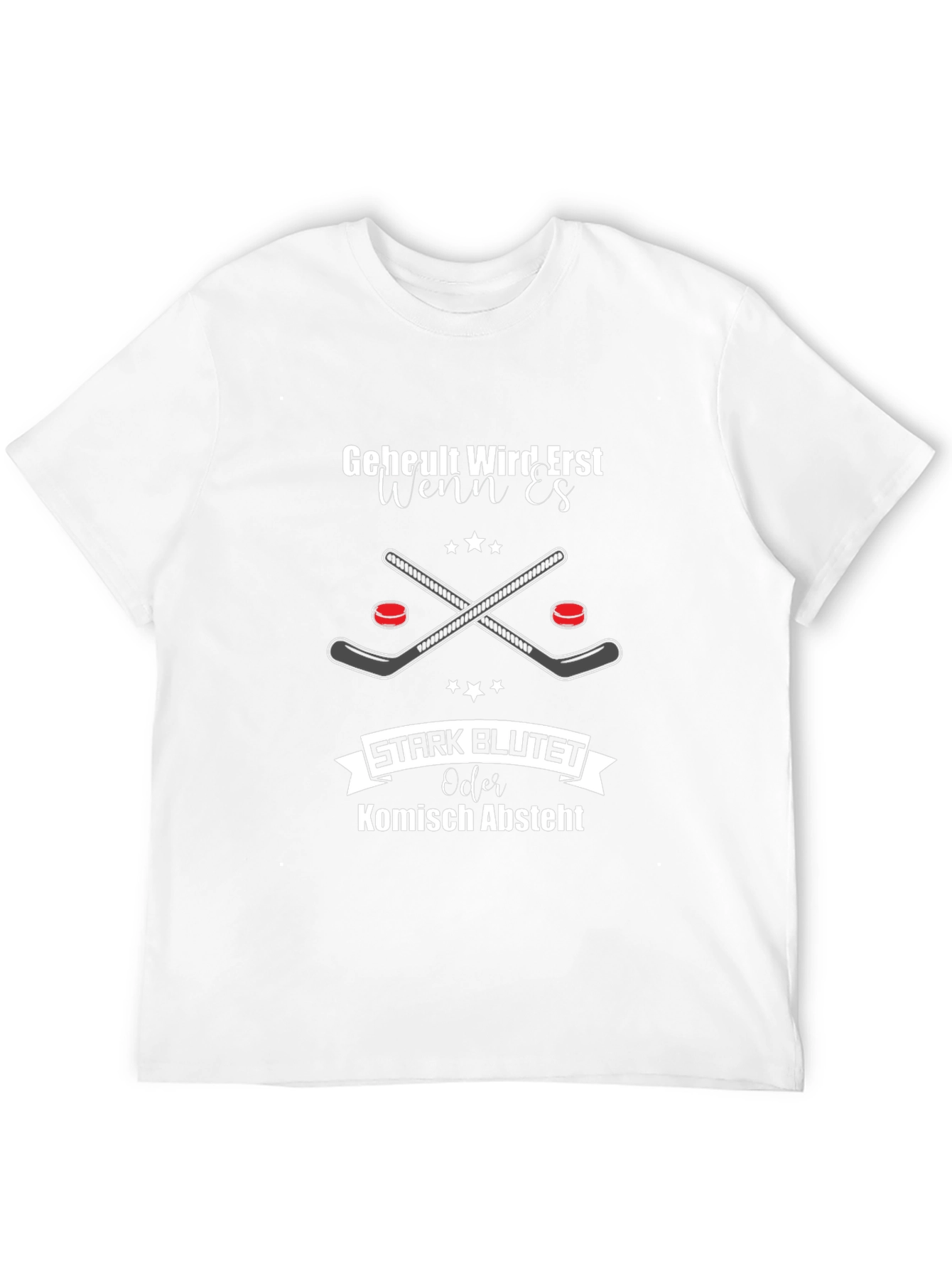 Funny Hockey Player Graphic T-Shirt