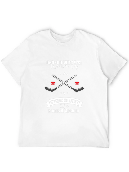 Funny Hockey Player Graphic T-Shirt