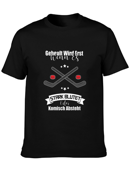 Funny Hockey Player Graphic T-Shirt