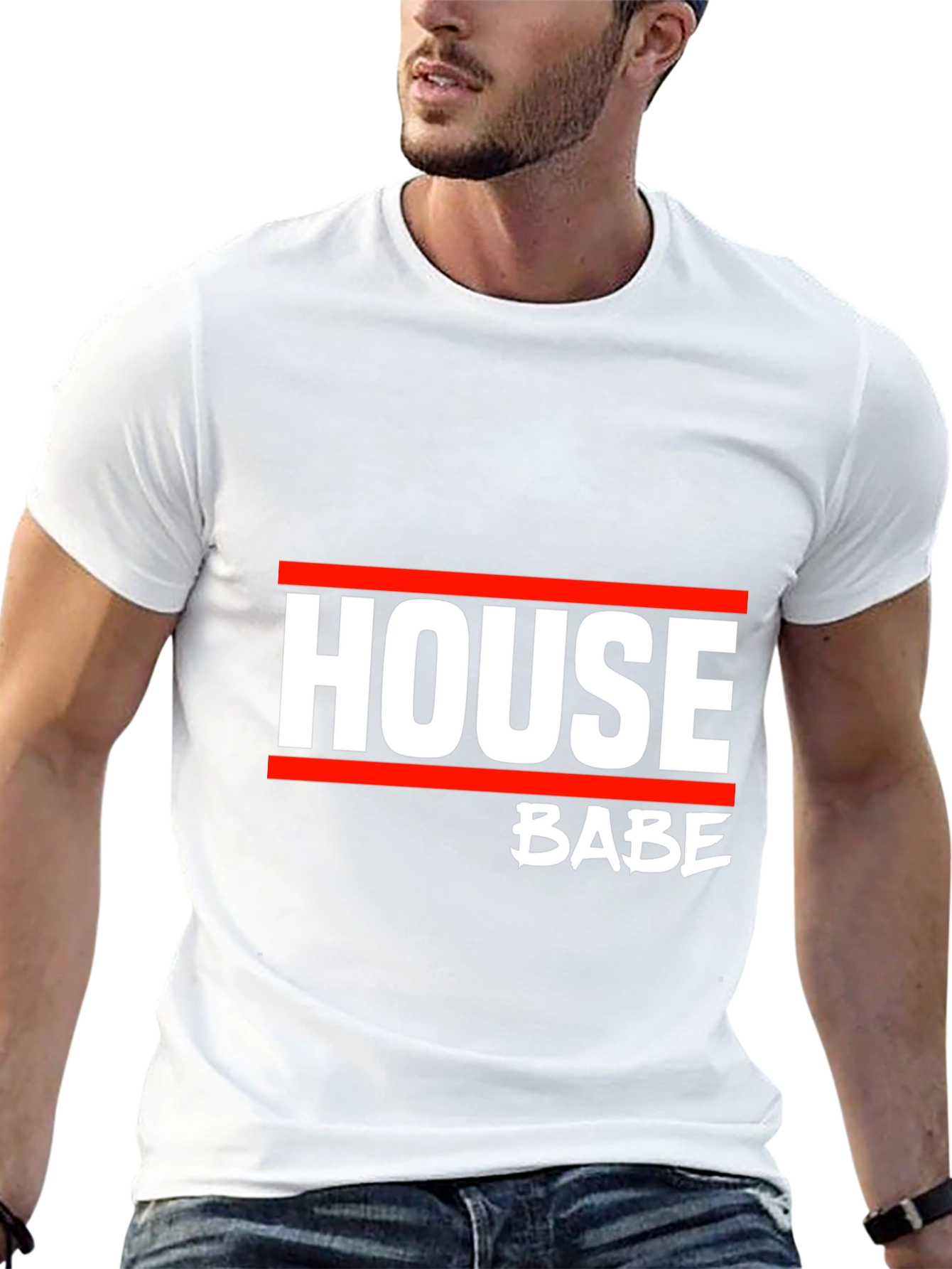 House Babe Graphic Tee - Black