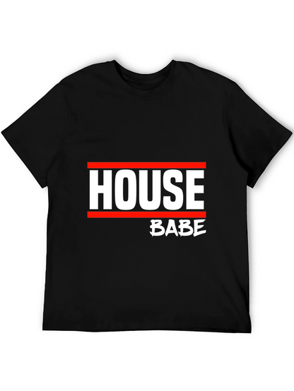 House Babe Graphic Tee - Black
