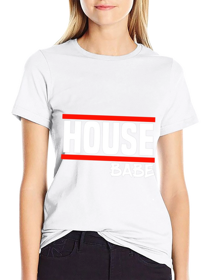 House Babe Graphic Tee - Black