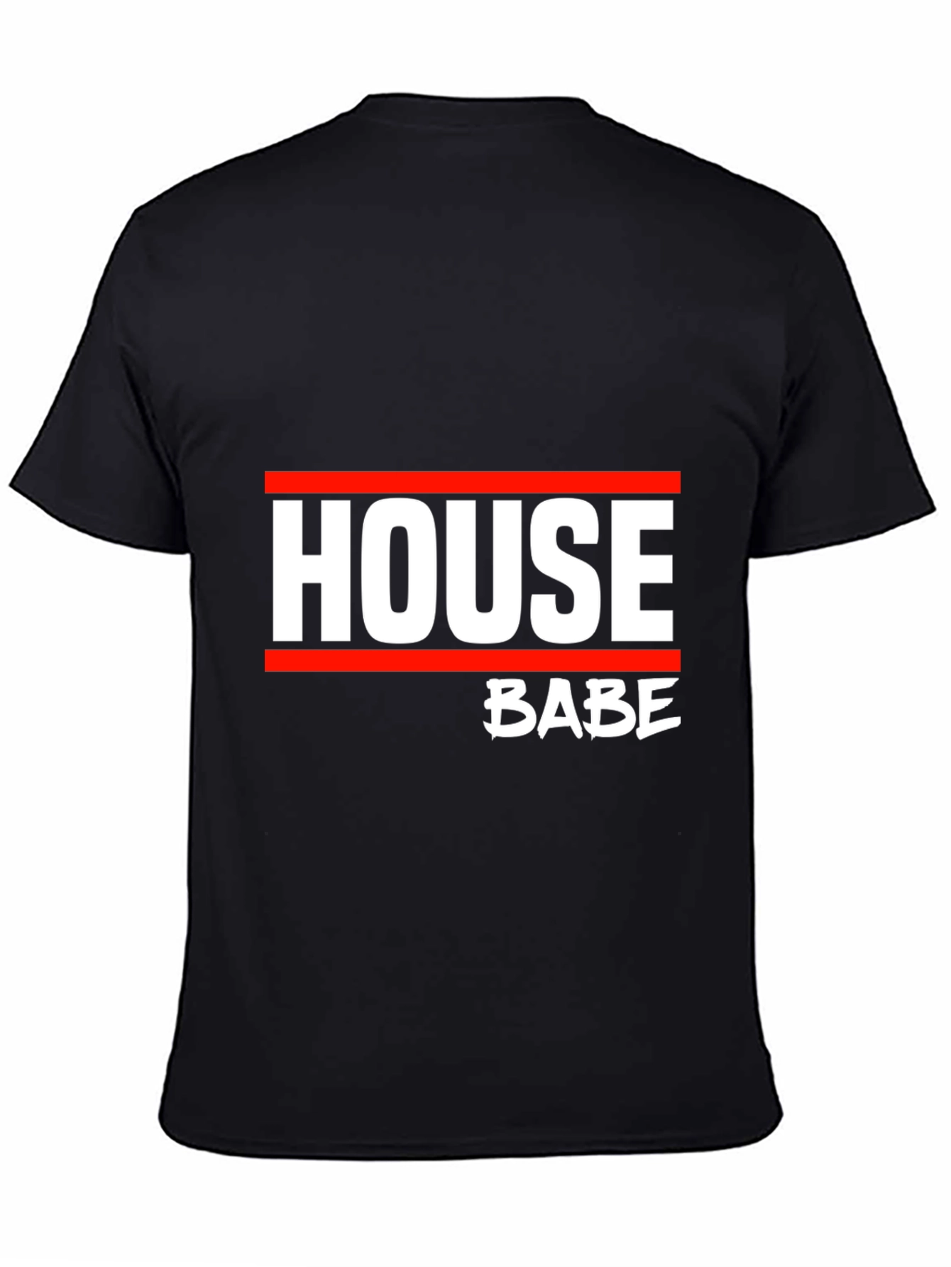 House Babe Graphic Tee - Black