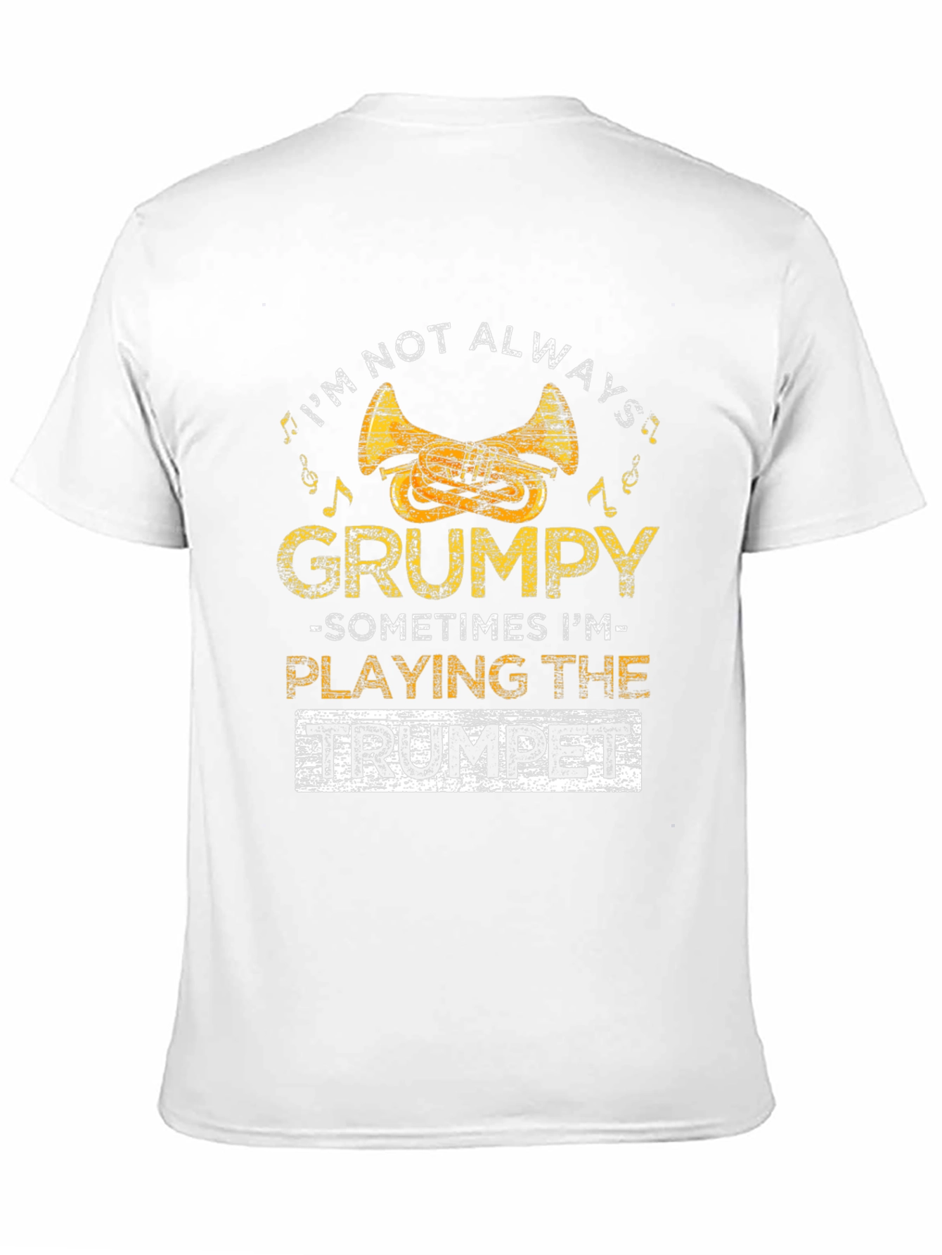 Grumpy Trumpet Player T-Shirt - Funny Musician Tee