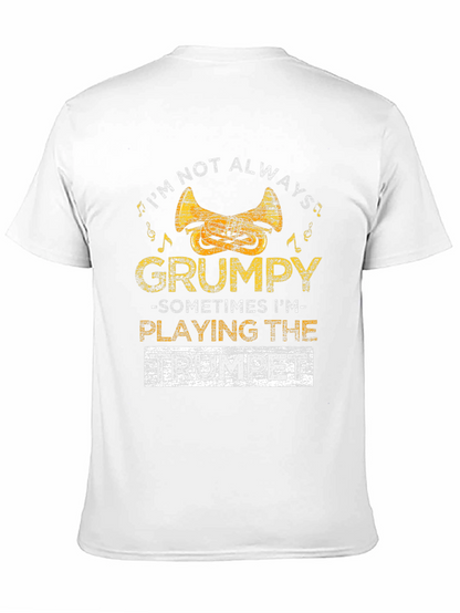 Grumpy Trumpet Player T-Shirt - Funny Musician Tee